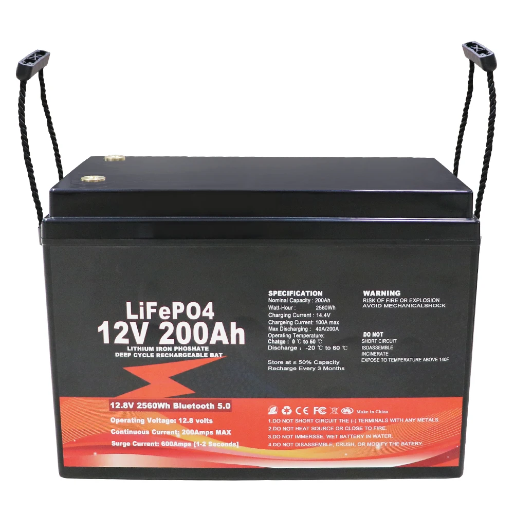 12v 24 Volt Lithium Ion Battery 48v 100ah Lithium Battery 400ah 200ah 120ah 100ah Lifepo4 Battery With App Control