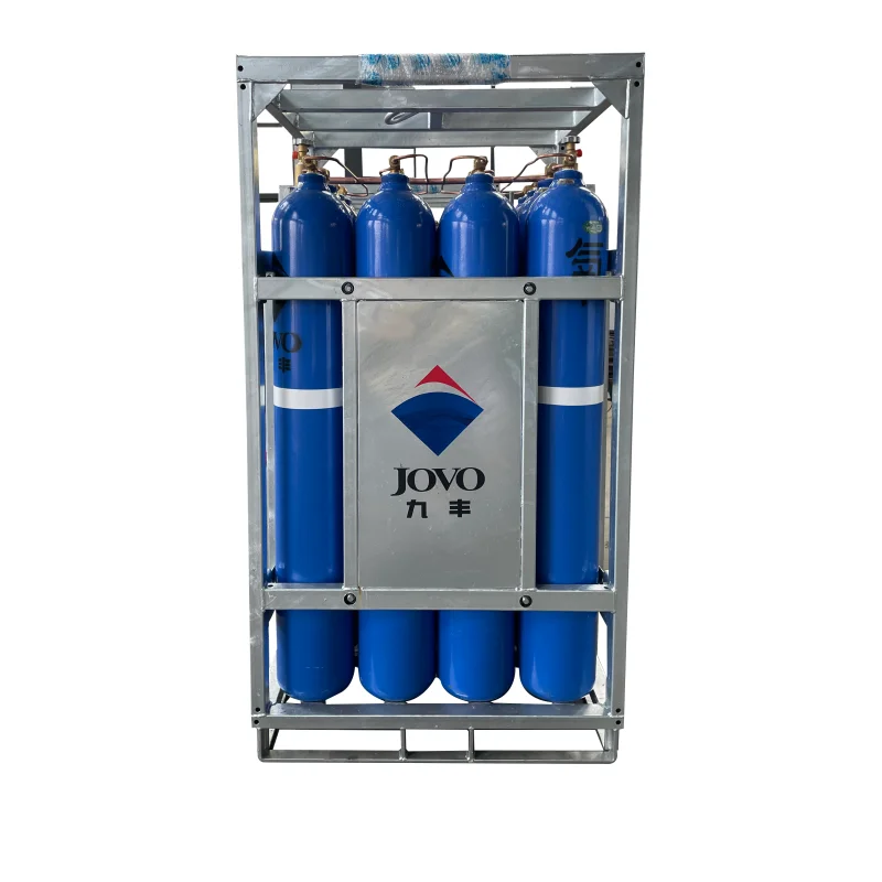 4*4 Industrial Quality Galvanized Anti-Corrosion Gas Cylinder Racks Convenient Transporting Gas Cylinder Stand Gas Cylider Frame