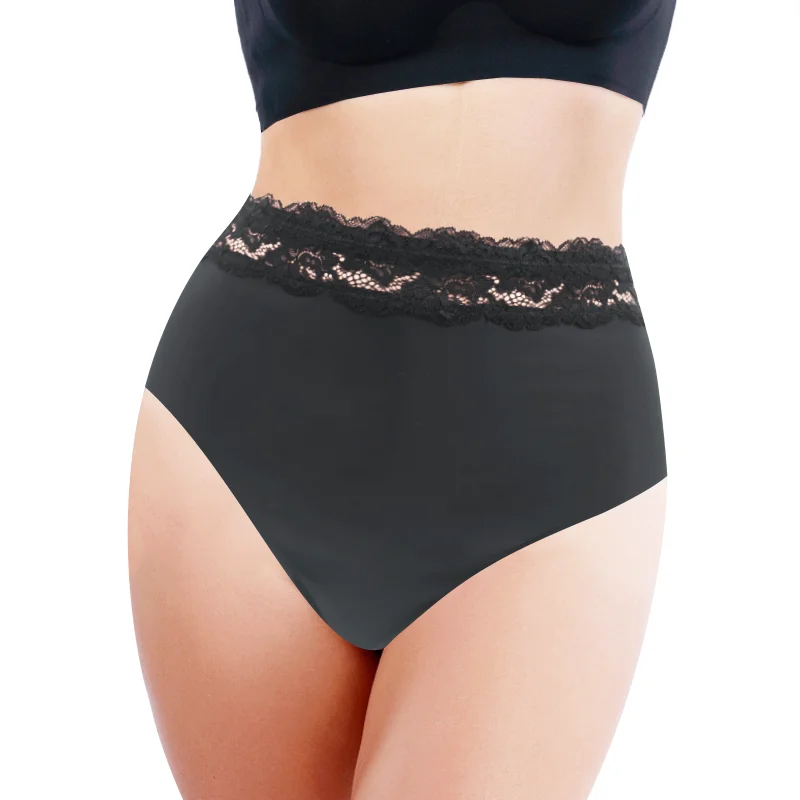 Hot Sell Wholesale Seamless Laser Cut Briefs Panties High Waist Thong No Show Invisible Lingerie Women Seamless Panties