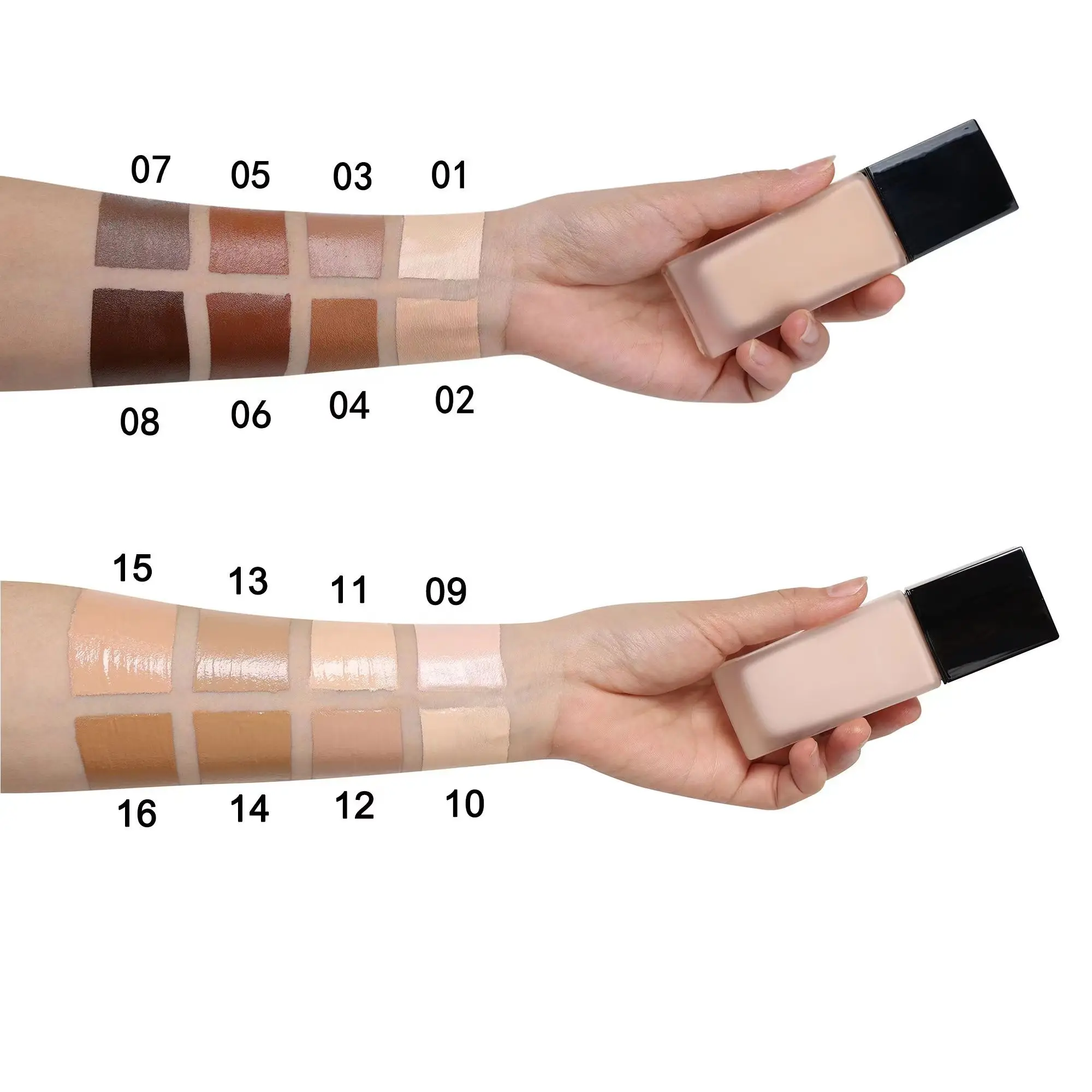 High Quality Private Label Makeup Black Skin Liquid Matte Foundation Makeup