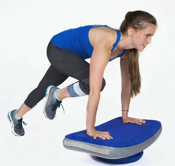 Good Quality Cheap Price Multi-functional Inflatable Balance Training Set Inflatable Fitness Balance Pad With Roller And Cushion