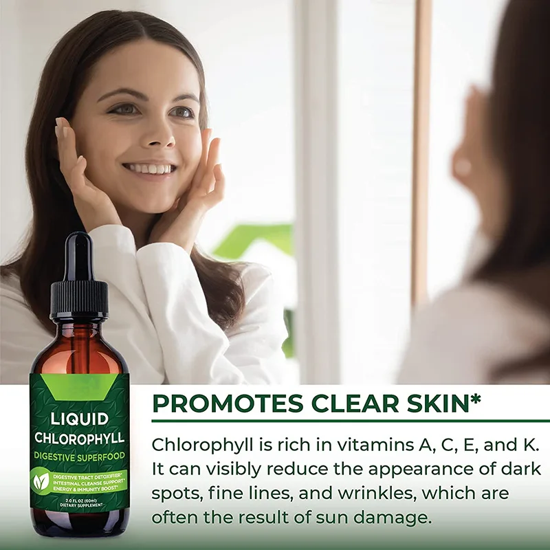 Liquid Chlorophyll Drops For Detox Cleanse Body - Buy Liquid Chlorophyll Drink,Organic Chlorophyll Drink,Sodium Copper Chlorophy