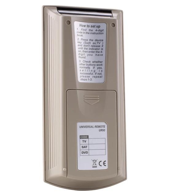 Chunghop UR93 Operation 3 devices in 1 Remote TV Universal Remote Control