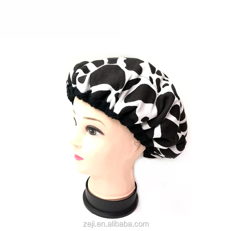
Hair Treatment Cap Heated Hair Salon Cap Flaxseed Microwave Thermal Portable Condition Hair Cap Hot Cold Packs Bonnet 
