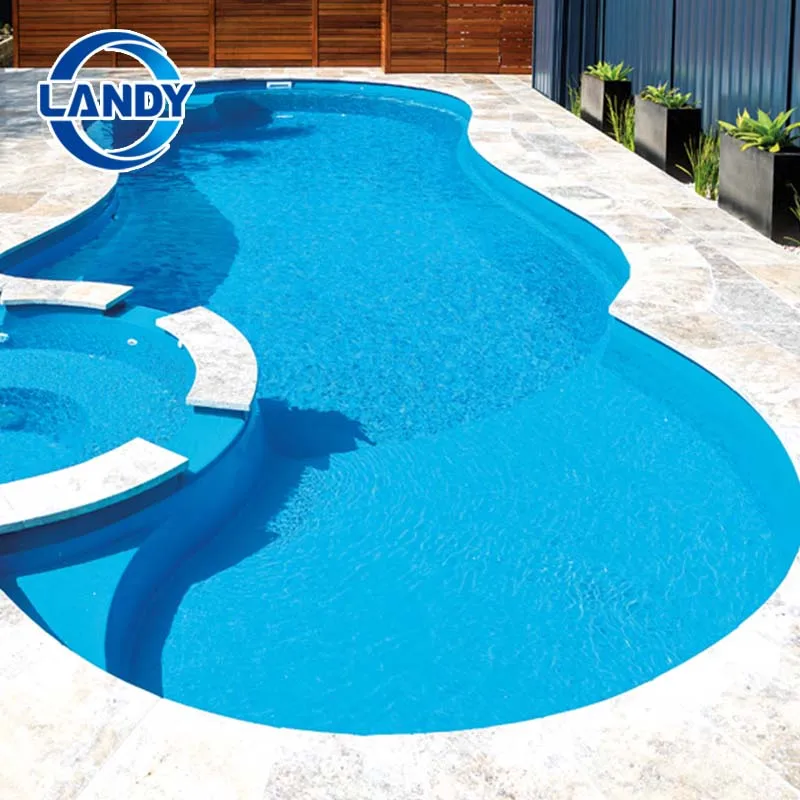 Наземная модная синяя виниловая пленка для бассейна ПВХ