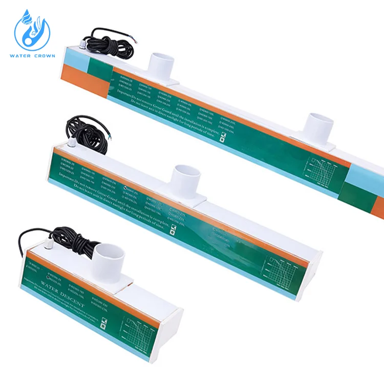 Water Crown Swimming Pool Water Descent Indoor Led Water Fountain Acrylic Pool Waterfall