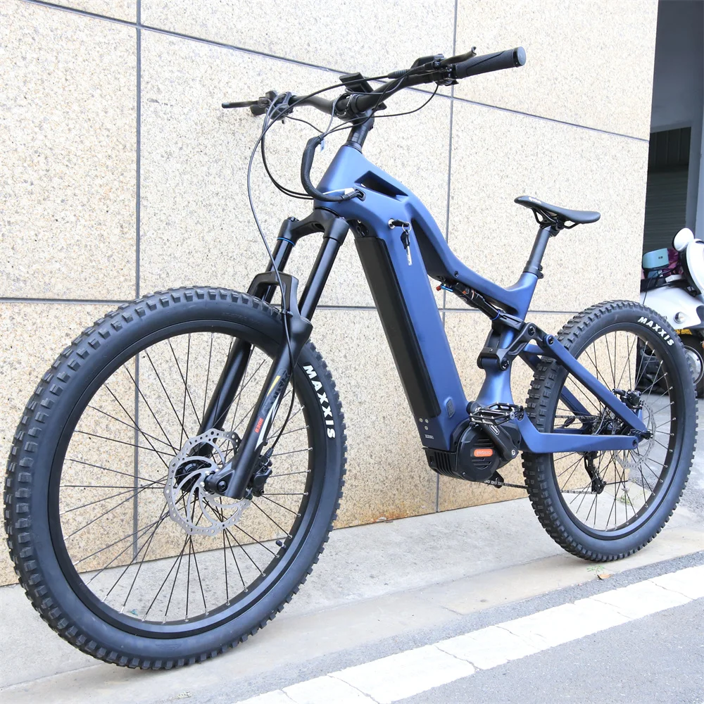 Велосипед mtb с полной подвеской bafang m620 29 дюймов 48 В средний приводной двигатель для электровелосипеда из углеродного волокна рама T700 электрический горный электровелосипед