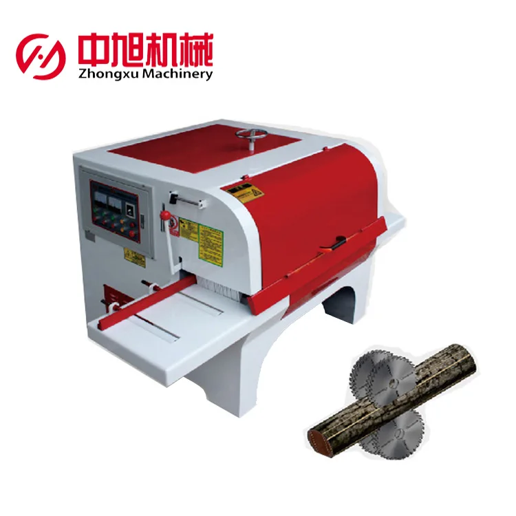 Edge trim saw edge cutting saw machine double blade angular sawing machinelog multiple blades circular sawmill machine