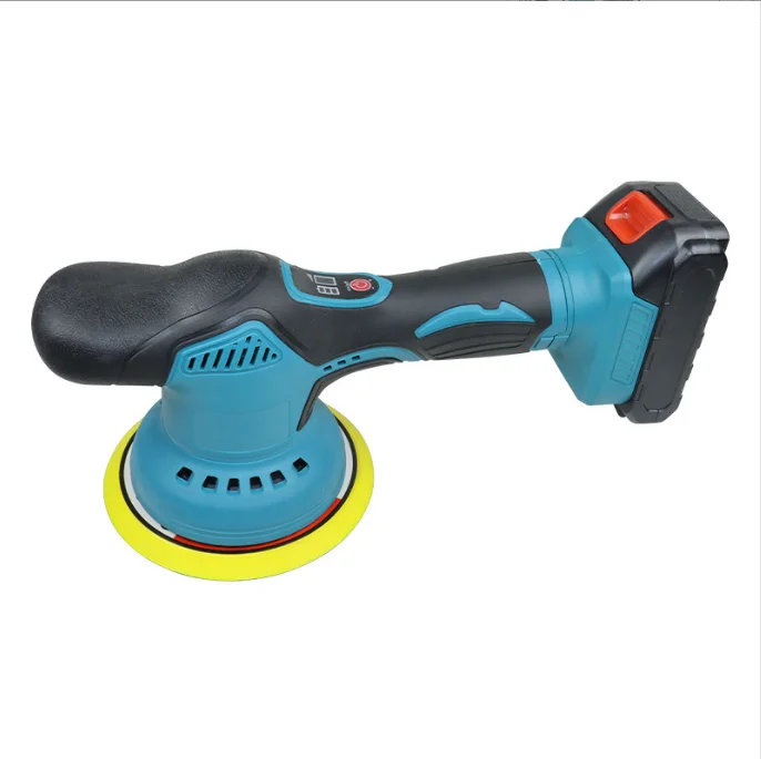 21V Industrial Grade Multi-Function Car Detailing Polisher Includes 2 Batteries Charger & 150MM 6 Inches Accessory