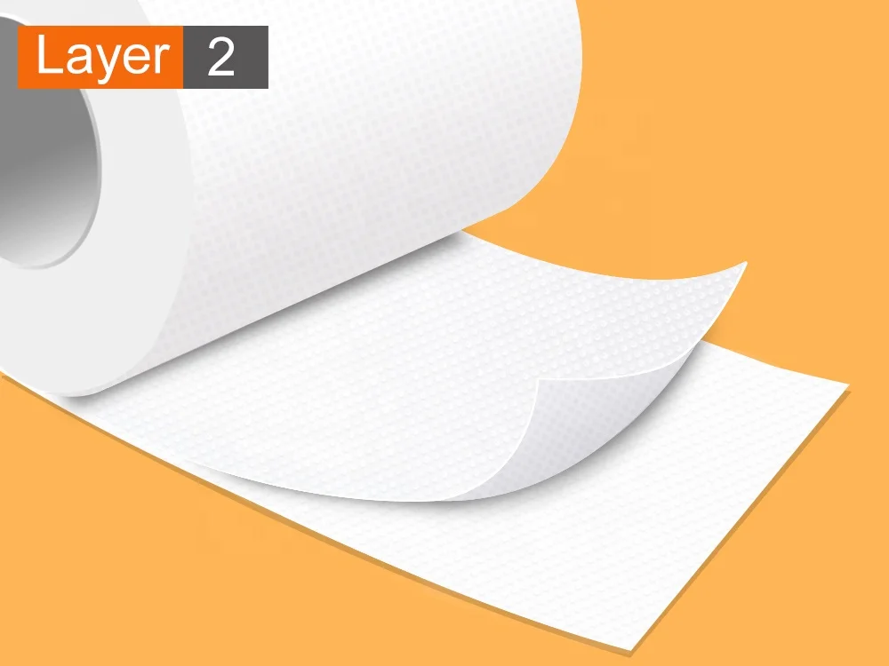 12 rolls hot sale in USA market high soft toilet paper dot embossing 2 ply toilet paper soft toilet paper
