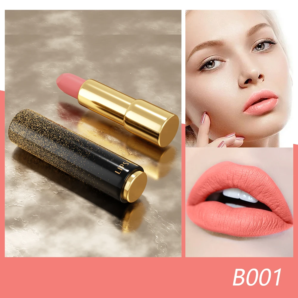 Ladies Private Label Custom Organic Velvet Vegan Lipstick Creamy Matte Waterproof Stick for Lips Herbal Based Beauty Makeup