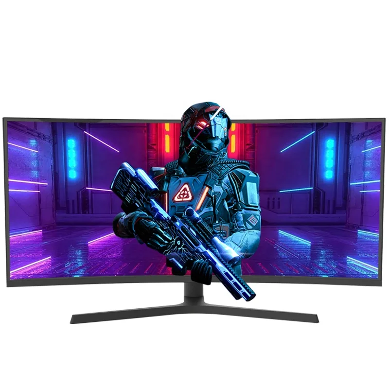 Factory 34 Inch Monitor 3440*1440 165Hz High Definition Desktop Curved Screen Monitor for Gaming