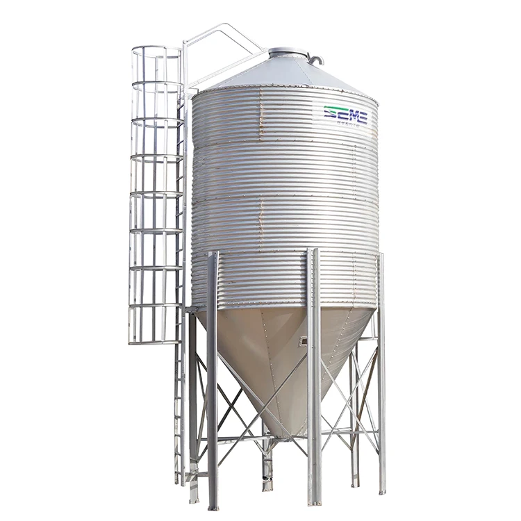 Низкая цена, горячее оцинкованное стальное хранилище для кормового Силоса Для птицеводческой фермы