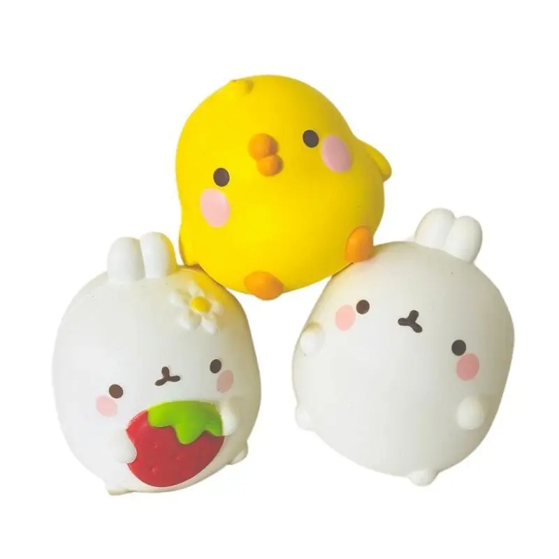2023 New Design PU Foam Gift Cute Animal Rabbit Squishy Slow Rebound Stress Toy For Children