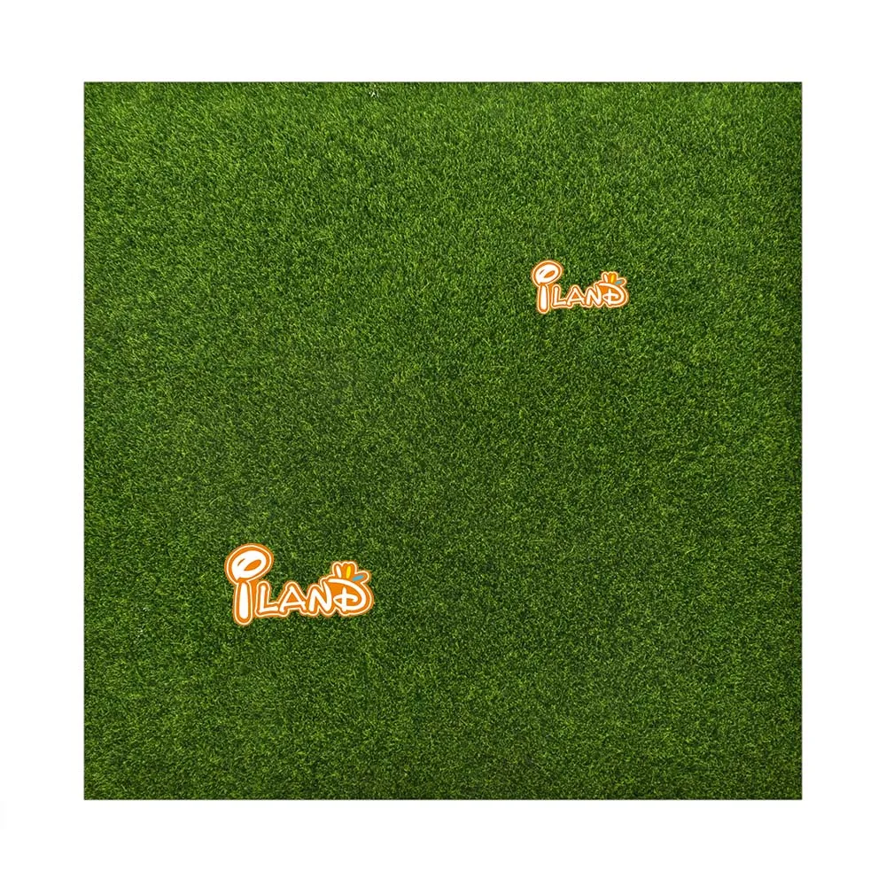 iLAND Fairy Garden Miniatures of Artificial Grass Fake Turf Patch for Decor for Garden Lawn Landscape