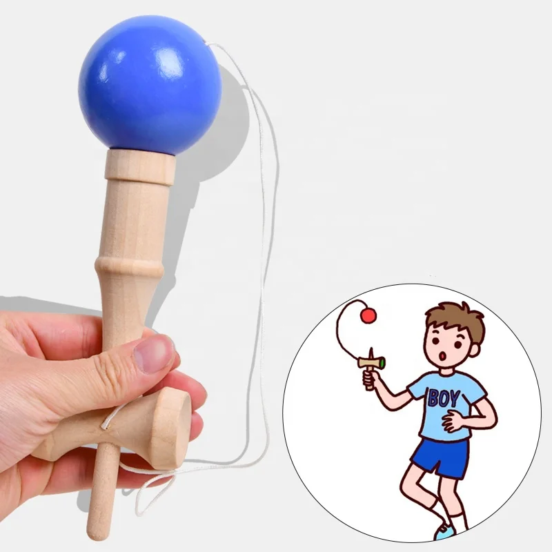 Wooden Kendama Toy Wooden Tribute Children Toys Japanese Cup and Balls Catching Kadomas Games For Kids Early Education