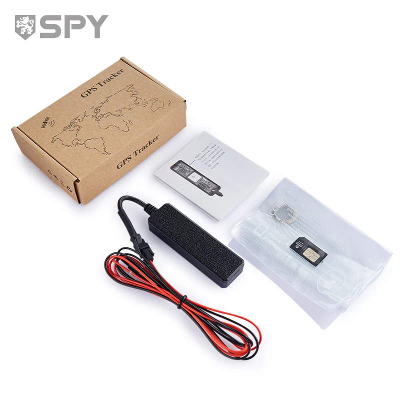 SPY Fuel tank rohs gps tracker relay long range for bicycle ebike connected to vehicle battery
