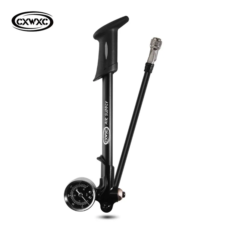 
New Design Portable Aluminum Mountain Bike Bicycle Accessory Alloy Tire Air Inflator Pump 