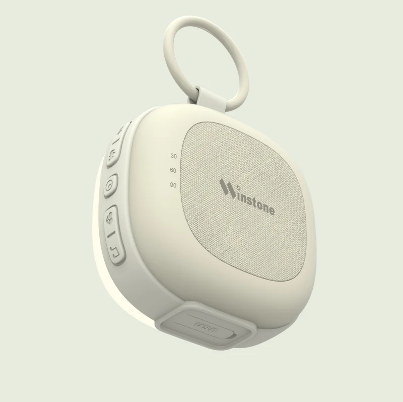 portable RGB night light with relaxing music machine ,white noise machine with sound sensing
