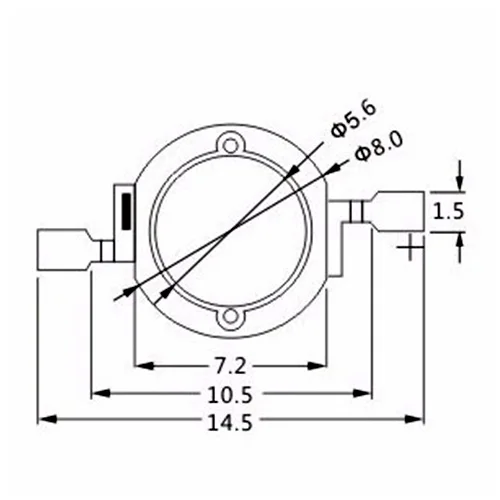 Ekinglux светодиодный модуль с белым светом высокой мощности с диодом
