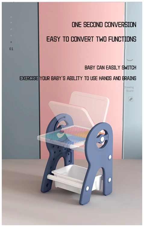 Convenient Operation Multiple Color Options Plastic Magnetic Drawing Board Toy