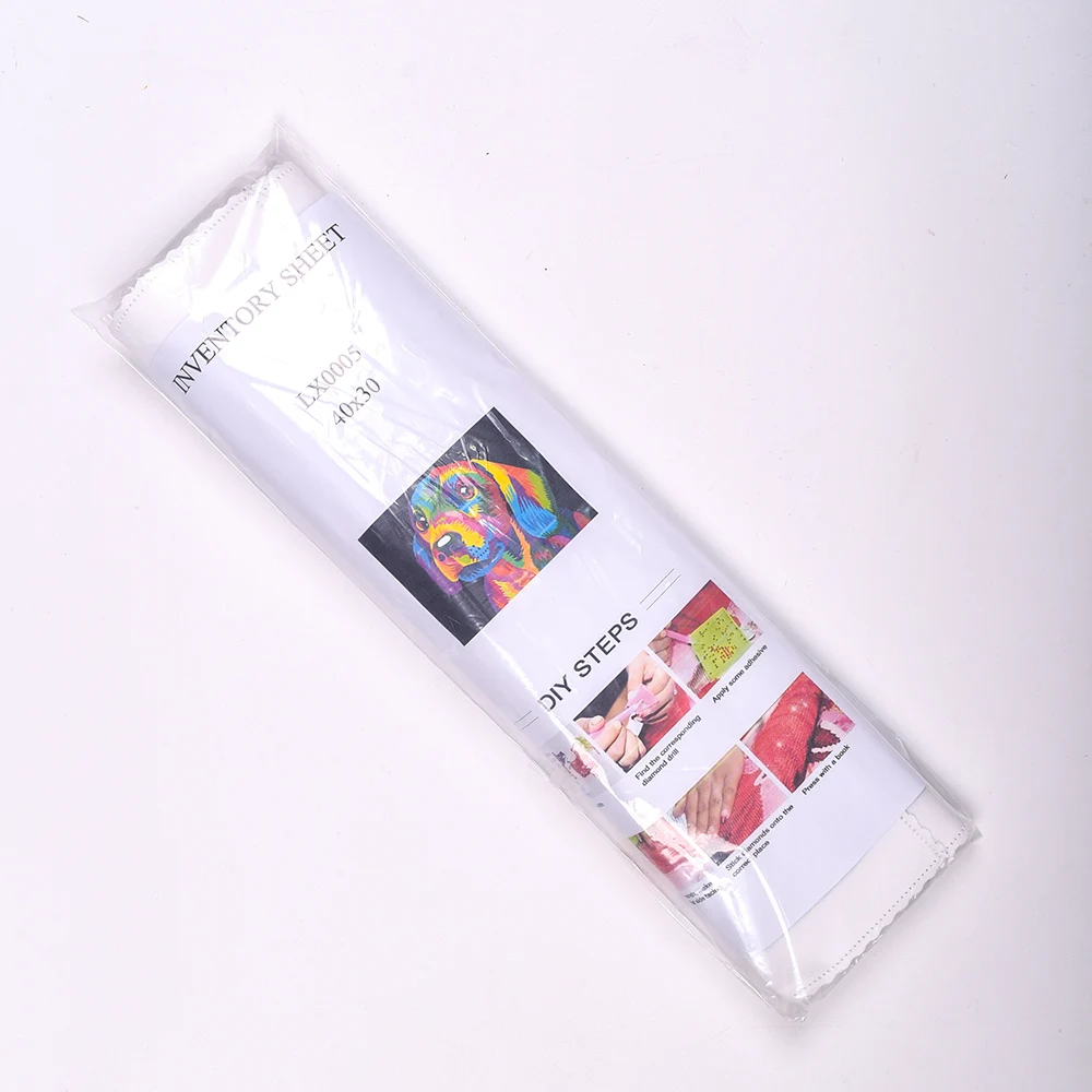 40x50cm Full Drill Round Cross Stitch Animal Leopard 5d Diamond Painting Kit