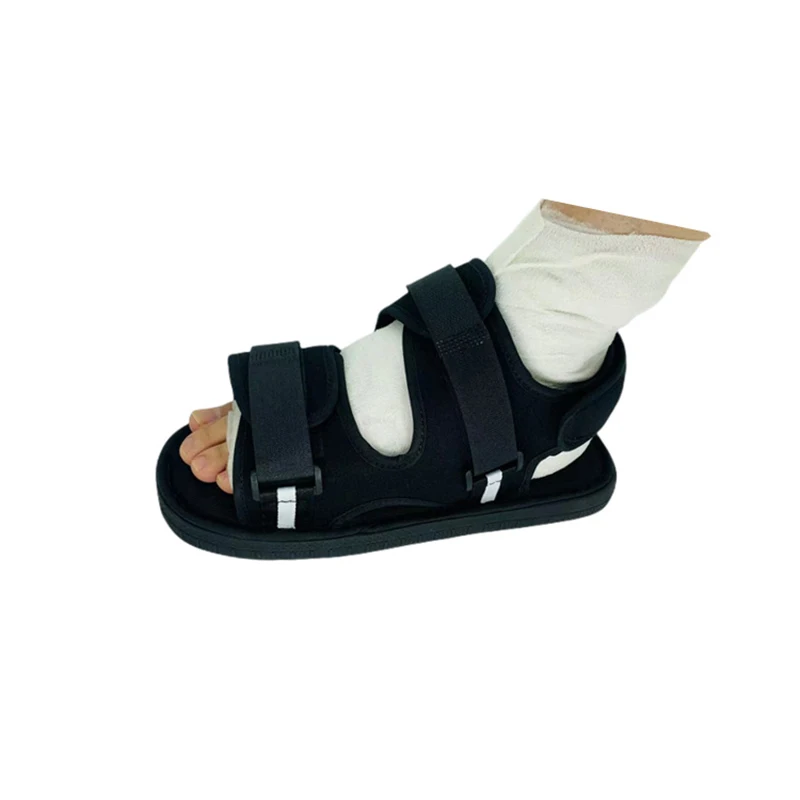 Mesh Medical Shoe,Squared Toe Rocker Sole Post-op Shoe