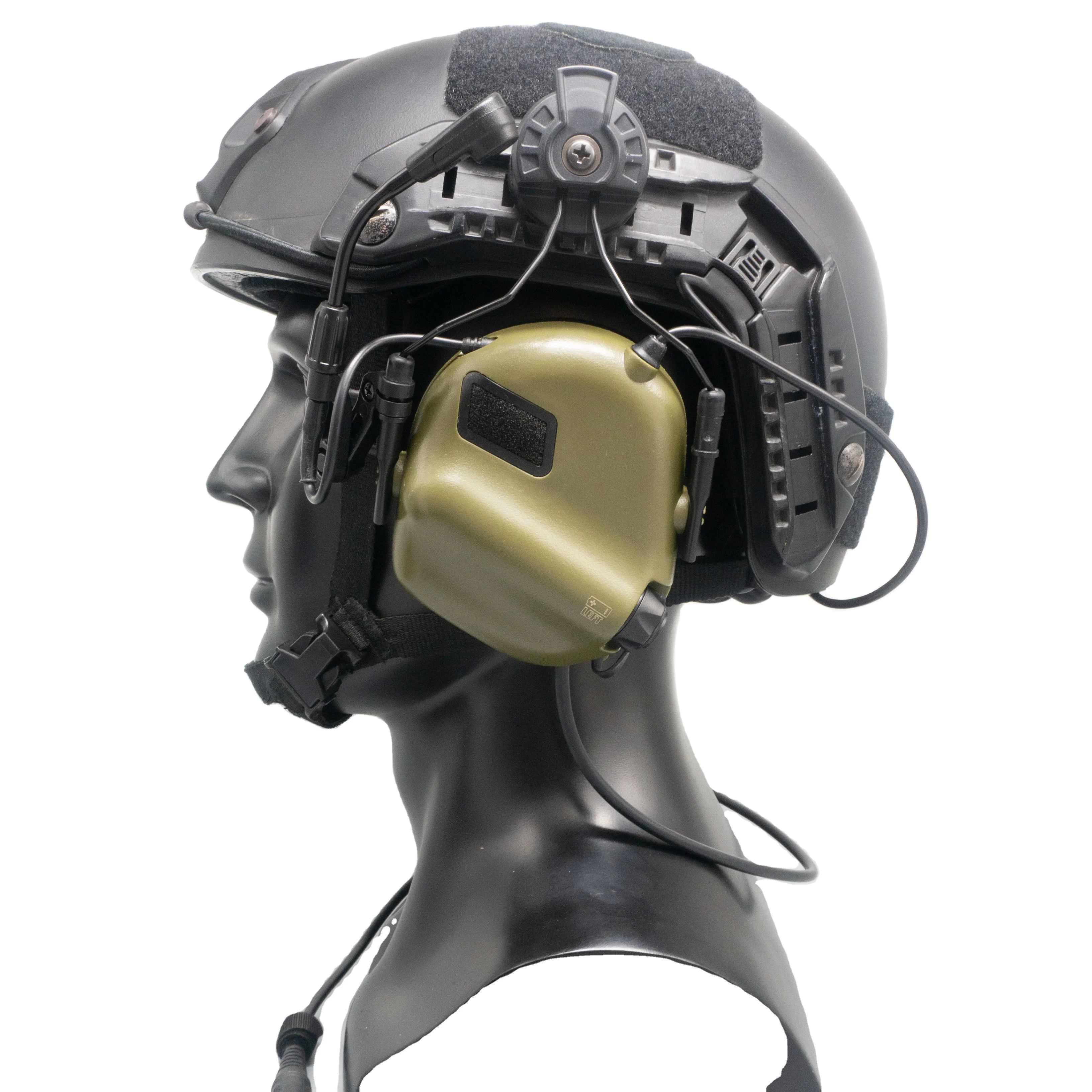OPSMEN EARMOR M31H Tactical Shooting And Hunting Hearing Protection Earmuffs for FAST Type Rails Mount