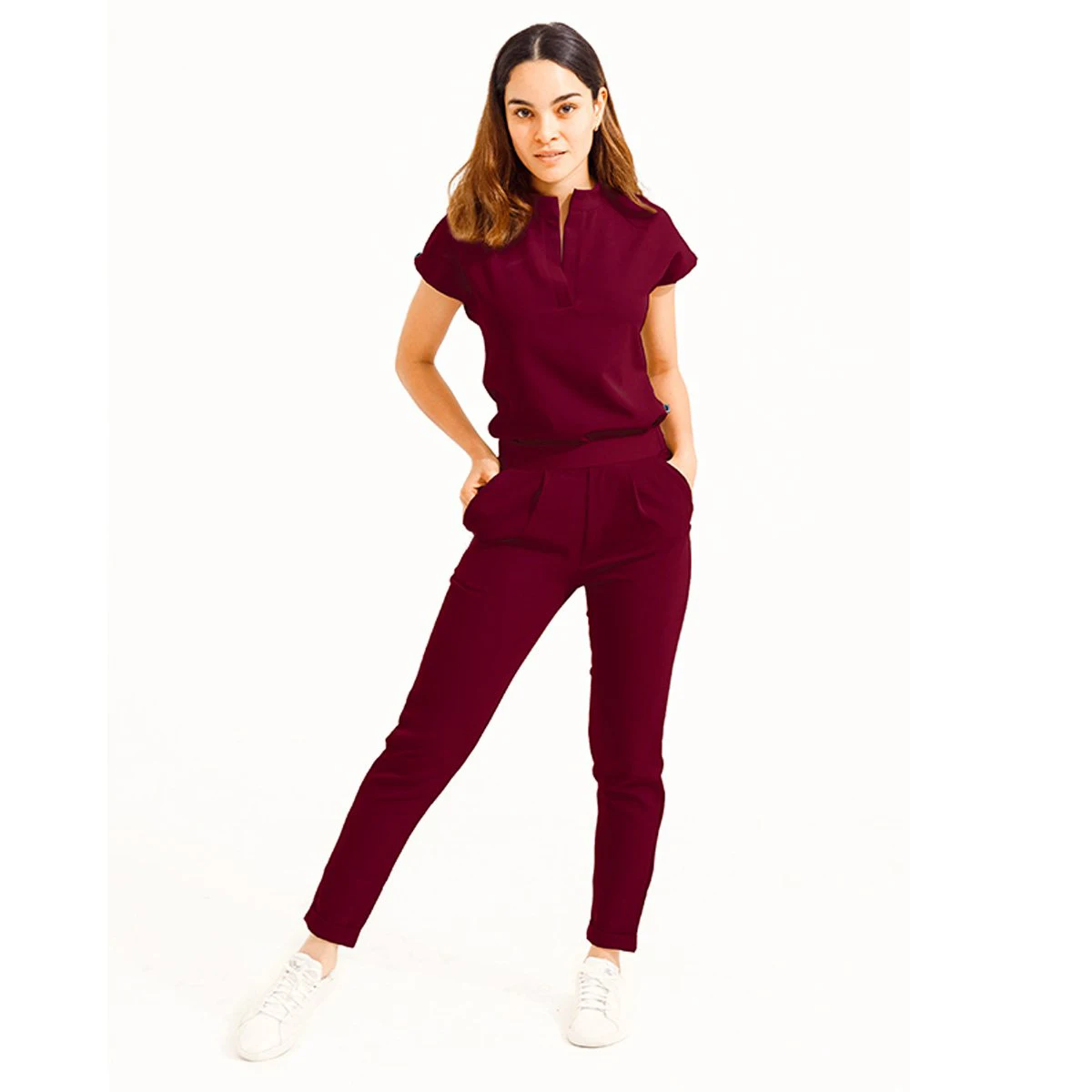 Customized Hospital Design Uniformes Women Joggers Set Medico Scrubs Uniforms Short/Long Sleeve Medical Scrubs Uniforms