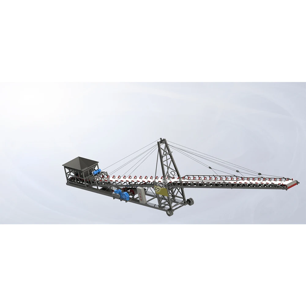 Hot Sale Barge stacker conveyor Portable Ship Loading Machine with best price