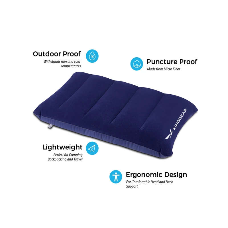 KingGear Cheap Lightweight Environmentally Friendly PVC Square Travel Inflatable Camping
