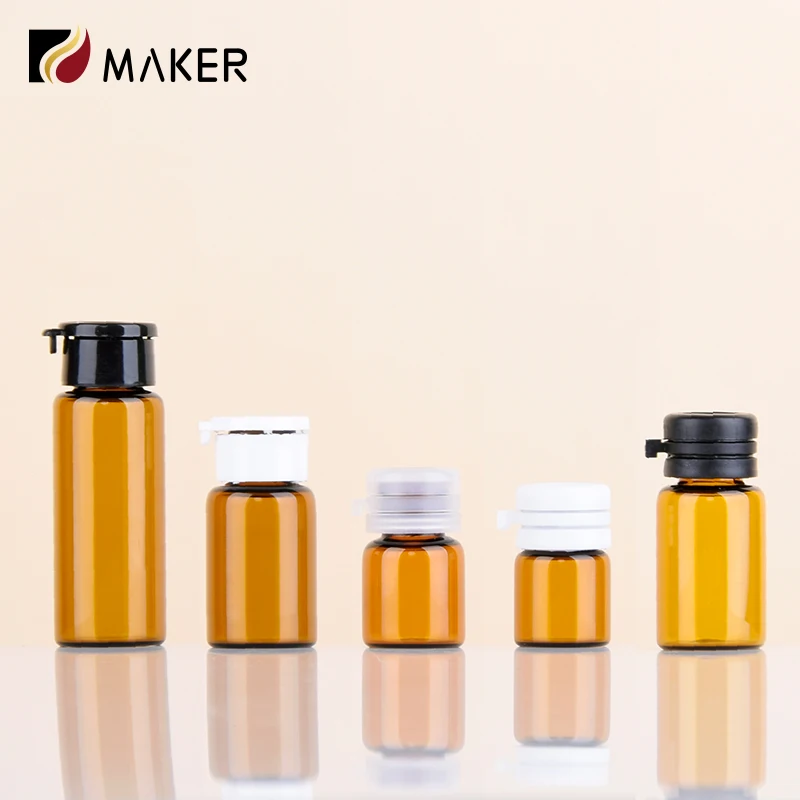 1ml 2ml 3ml 5ml Cosmetic Pharmaceutical Freeze Dried Powder Penicillin Injection Packaging Glass Vials Bottle with Tear off Cap