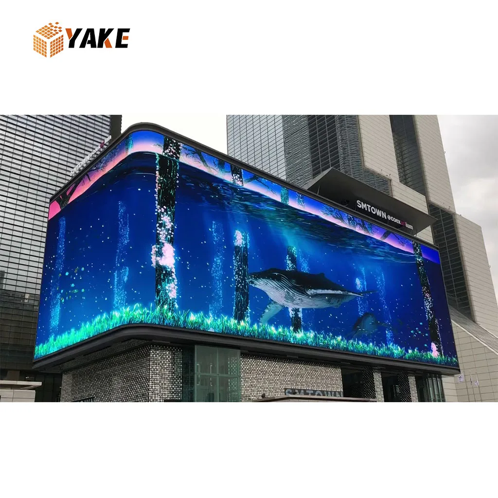 Full Color P3.91 outdoor LED Screens P6 P8 P10 advertising LED Video Wall screen 3D Outdoor wall LED Billboard Display