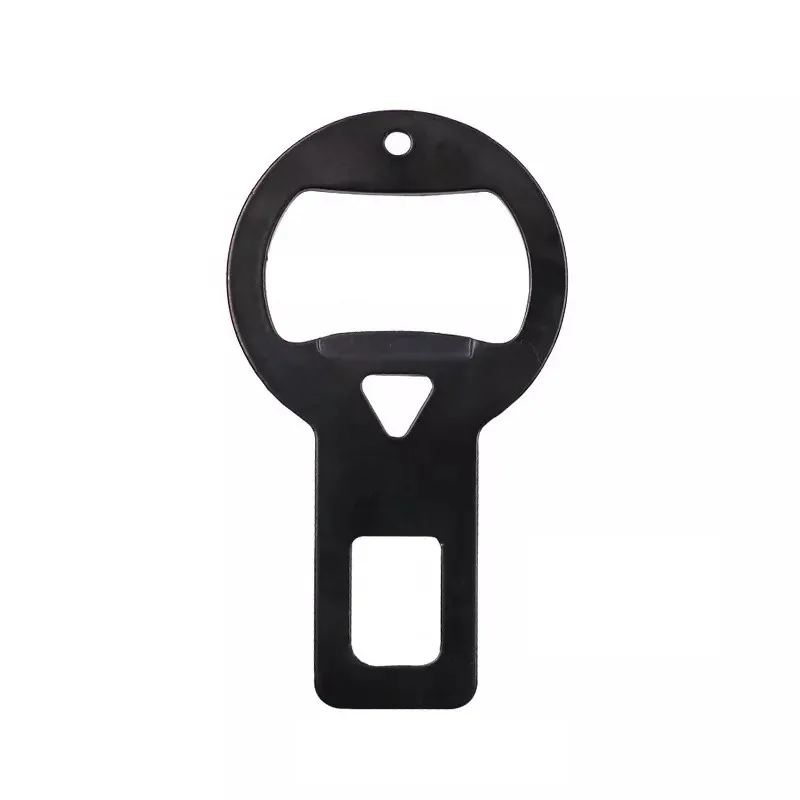 Skull Model Shape Car Seat Belt Alarm Silencer Stopper Buckle Clip Beer Bottle Opener