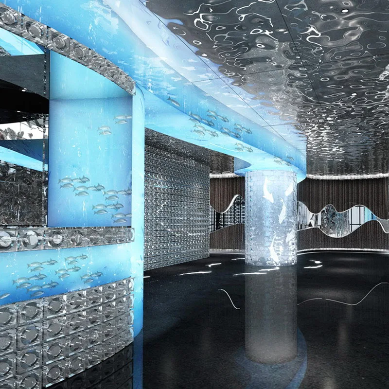 304 316 высококачественный дизайн, декоративный лист из нержавеющей стали с рисунком волны для строительства