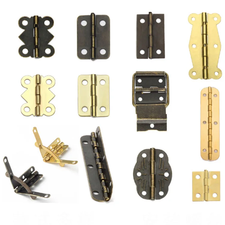 30X26mm small wooden box hinge golden miniature packaging box mini loose-leaf hardware accessories hinge