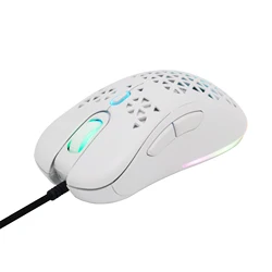 High Precision Sensor Rgb Backlit Gaming Mouse MAX 12000 DPI Honey Comboo Light Weight for E-sports Computer Accessories