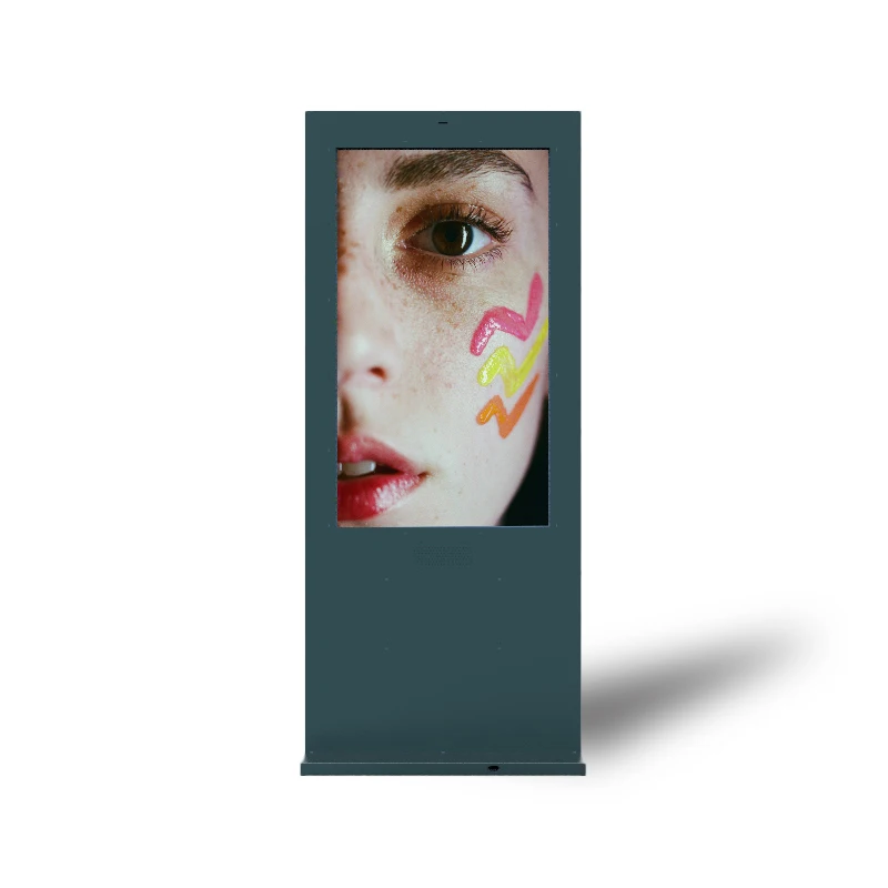 65 Inch Touch Screen LCD Menu Boards Advertising Totem Kiosk CMS Software Outdoor Waterproof LCD Digital Signage and Displays