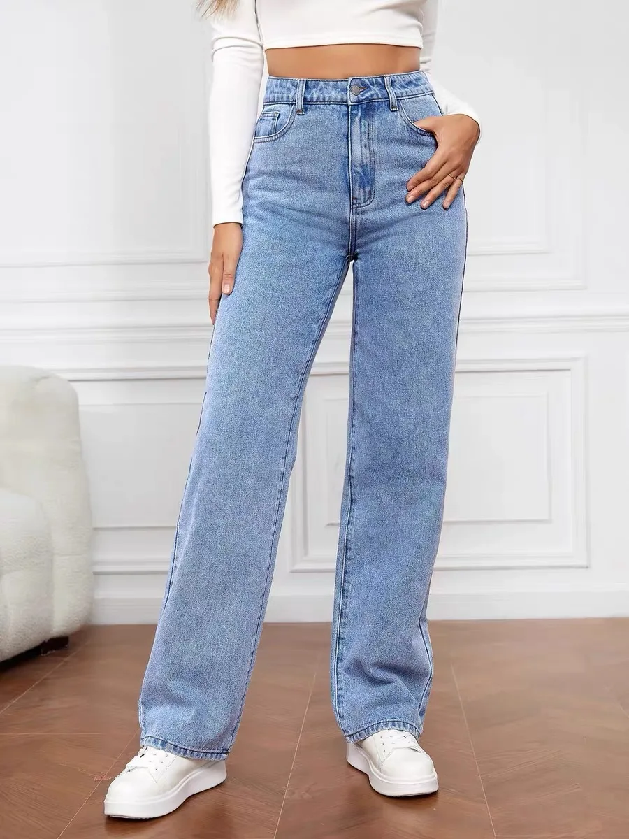 Factory custom Straight jeans Straight-leg Jeans Straight-leg Jeans