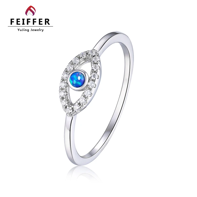 Opal Gem Ladies Topaz Ring 925 Sterling Silver rings jewelry women