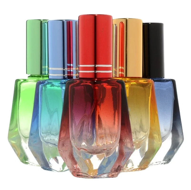 Private label 10ml refillable perfume bottle Empty red perfume glass bottle with packaging