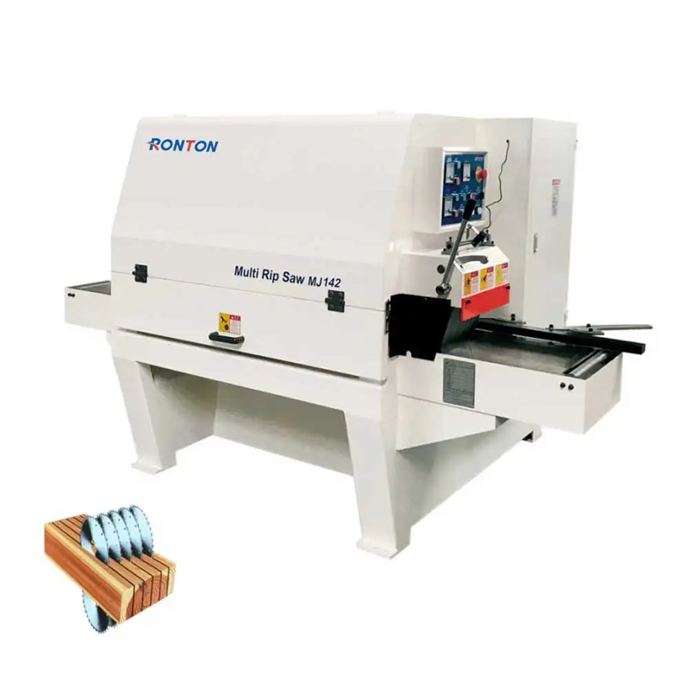 Heavy Duty Square Wood Automatic Multi Rip Saw cutting machine for woodworking
