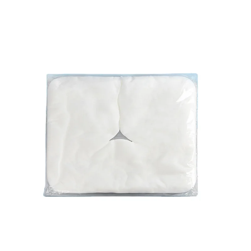 Оптовая продажа с фабрики, одноразовая подушка для головы в форме сердца для салона красоты, одноразовая Нетканая U-образная подушка, массажное полотенце