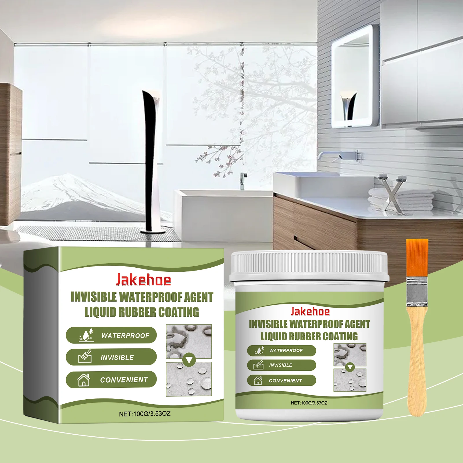 Jakehoe Waterproof Glue Transparent Wooden Convenient Super