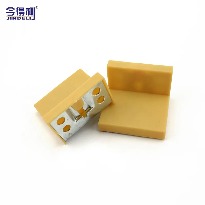 Colorful Furniture Hardware Corner Bracket Angle Reinforced Decorative Bracket With Plastic Cover