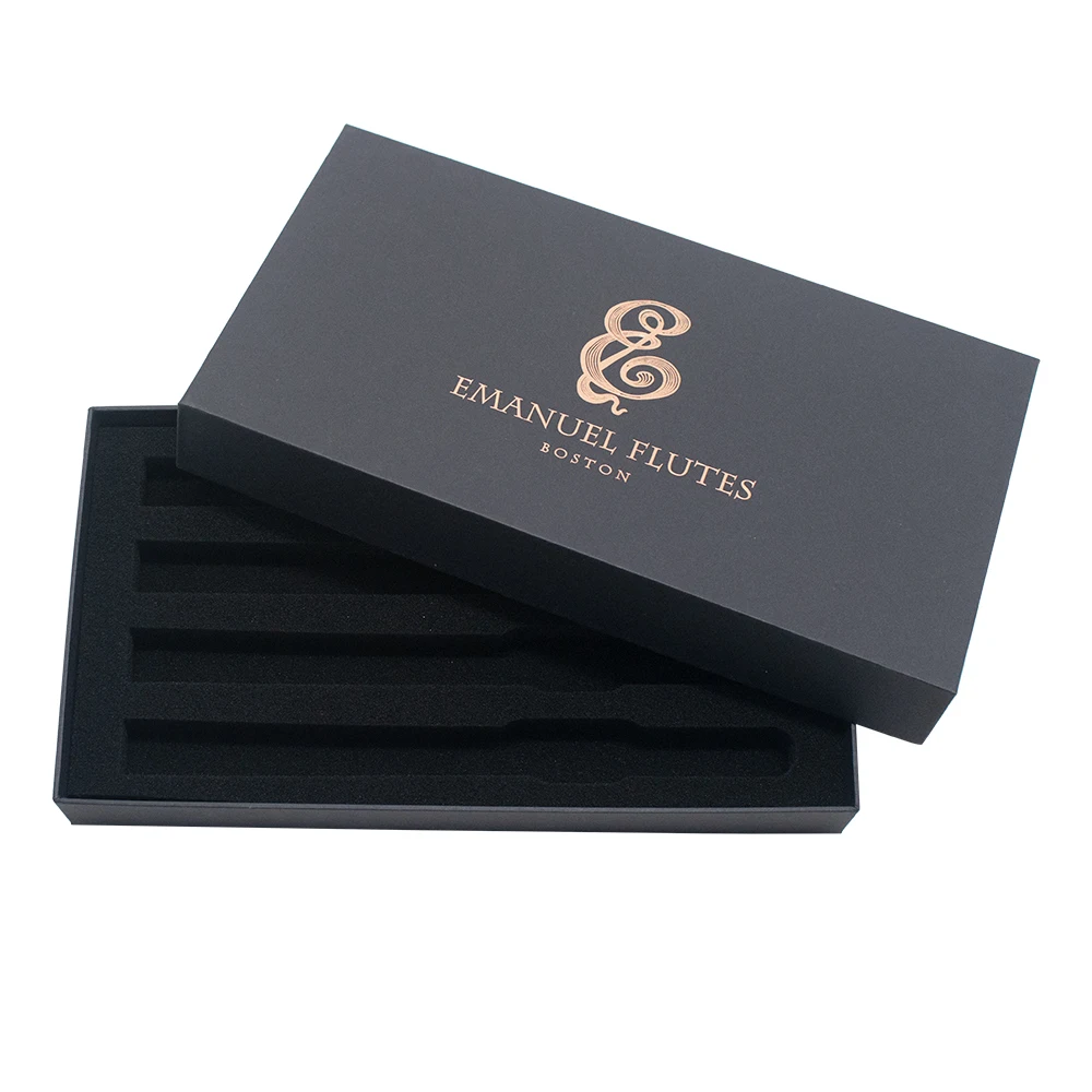Customize high-quality gift box packaging with custom size, logo tray with sponge foam insert, and a reliable supplier