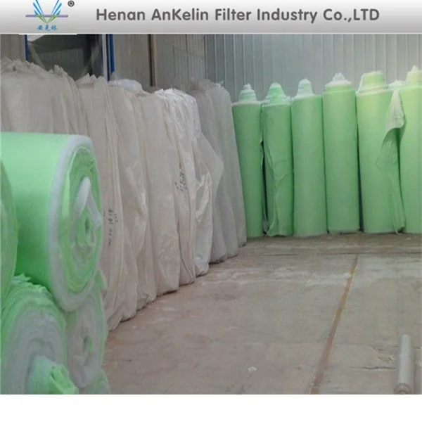Rolls Shape G3 G4  Air Filter Material Polyester Fiber