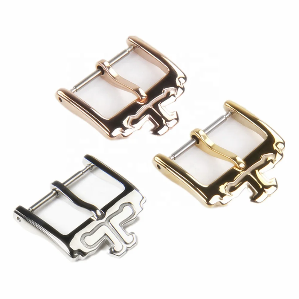 watch pin clasp for leather strap stainless steel 10 12 14 16 18 20 22 24 watch buckle for Rollex OMG watch