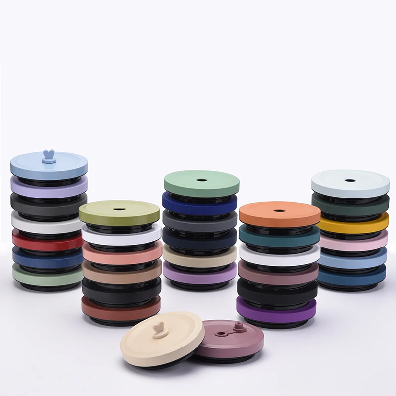 Bubble tea cup 10.1cm cover stainless steel frosted feel straw cup accessories thermal insulation sealing large hole lid