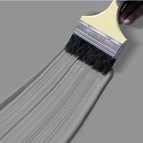 Grey rubber Leakage repair waterproof coating Ground fish pond Color steel tile for bungalow Interior wall of roof